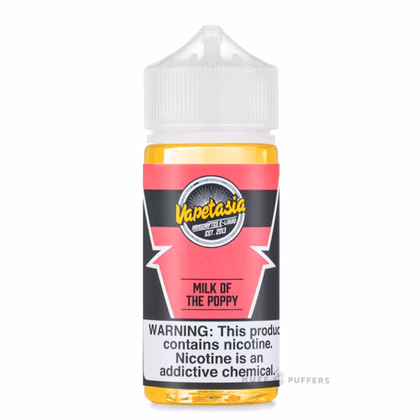 Vapetasia Milk of the Poppy E Juice 100ml Vapetasia Milk of the Poppy E Juice 100ml