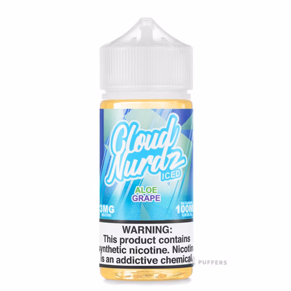 cloud nurdz iced aloe grape e juice 100ml Cloud Nurdz Iced Aloe Grape E-Juice 100mL