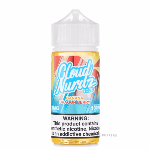 cloud nurdz iced banana dragon berry e juice 100ml Cloud Nurdz Iced Banana Dragon Berry E-Juice 100mL
