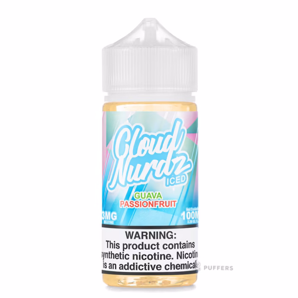 cloud nurdz iced guava passionfruit e juice 100ml Cloud Nurdz Iced Guava Passionfruit E-Juice 100mL