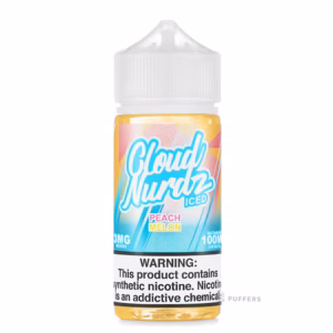 cloud nurdz iced peach melon e juice 100ml Cloud Nurdz Iced Peach Melon E-Juice 100mL