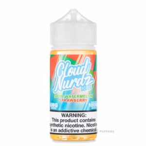 cloud nurdz iced sour watermelon strawberry e juice 100ml Cloud Nurdz Iced Sour Watermelon Strawberry E-Juice 100mL