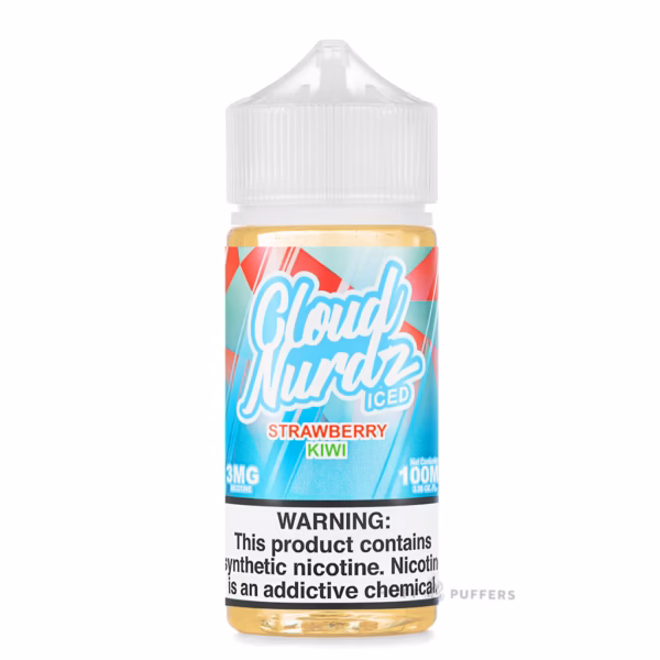 cloud nurdz iced strawberry kiwi e juice 100ml Cloud Nurdz Iced Strawberry Kiwi E-Juice 100mL