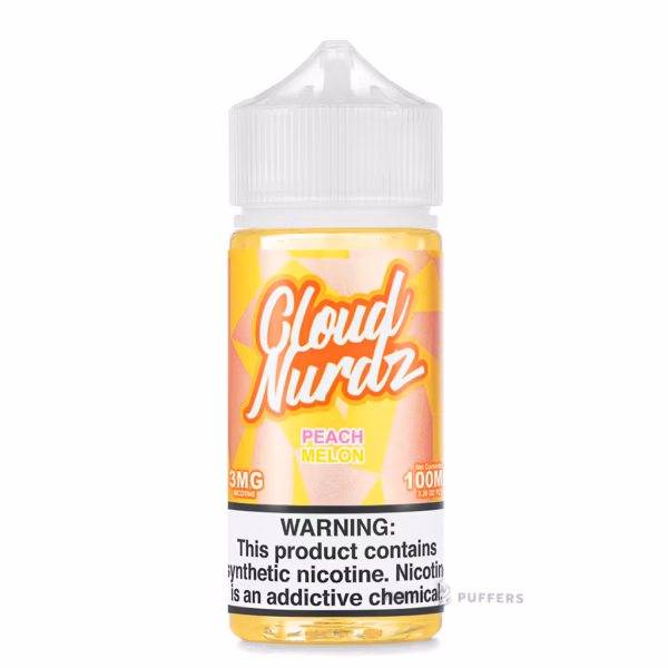 cloud nurdz peach melon e juice 100ml Cloud Nurdz Peach Melon E-Juice 100mL