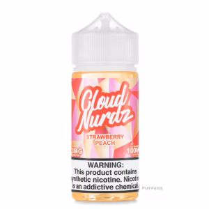 cloud nurdz strawberry peach e juice 100ml Cloud Nurdz Strawberry Peach E-Juice 100mL
